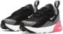 Nike Air Max 270 Baby's Black Smoke Grey Sunset Pulse Metallic Silver Kind - Thumbnail 4