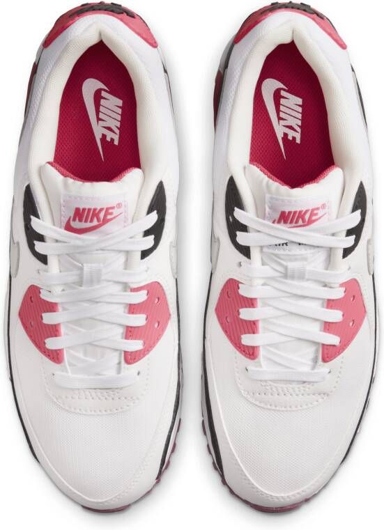 Nike Air Max 90 Dames Schoenen Wit Maat: 35.5 Leer Textil Foot Locker - Foto 4