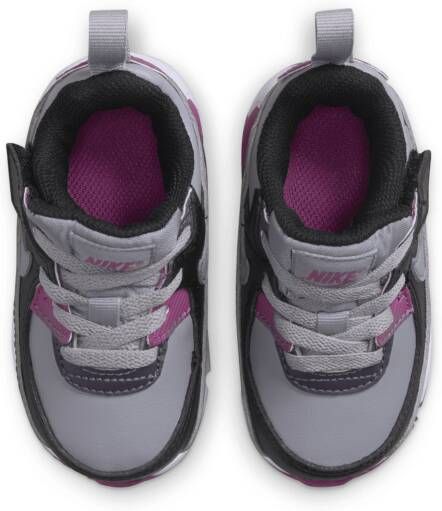 Nike Air Max 90 EasyOn schoenen voor baby's peuters Grijs - Foto 4