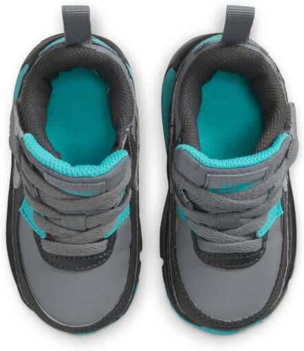 Nike Air Max 90 EasyOn schoenen voor baby's peuters Grijs