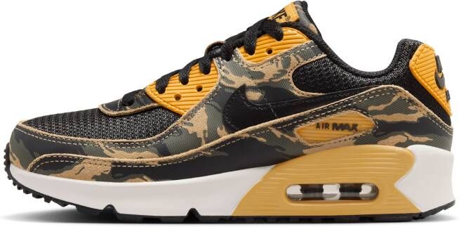 Nike Air Max 90 Unisex Schoenen Zwart Maat: 36.5 Mesh Synthetisch Foot Locker