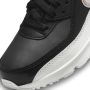 Nike Air Max 90 Leather SE GS Sneakers Schoenen Leer Zwart-Wit DJ0414 - Thumbnail 4