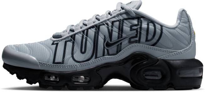 Nike Tuned Sneakers Unisex Grijs Mesh Synthetisch
