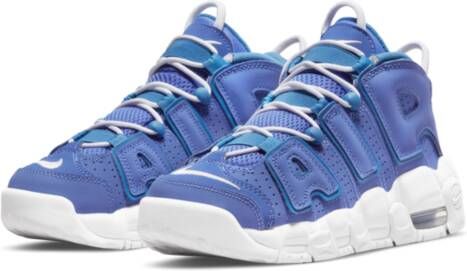 Nike Air More Uptempo Kinderschoenen Blauw