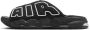 Nike Air More Uptempo Slide Zwart Wit Black Heren - Thumbnail 3