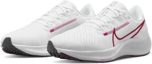 Nike Air Zoom Pegasus 38 Hardloopschoen voor dames(straat) Wit