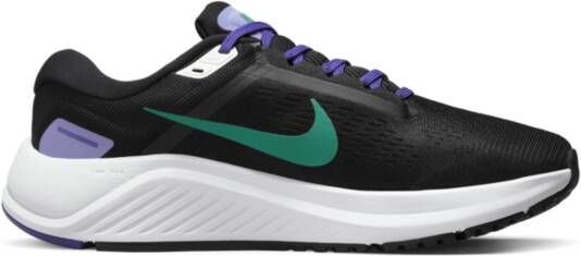 Nike Air Zoom Structure 24 Hardloopschoenen voor dames(straat) Zwart