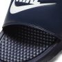 Nike Benassi JDI Heren Slippers en Sandalen Blue Synthetisch Foot Locker - Thumbnail 8