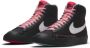 Nike Blazer Mid '77 GS sneakers zwart wit roze lichtblauw - Thumbnail 5