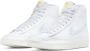 Nike Blazer Mid '77 GS sneakers wit lichtblauw geel - Thumbnail 6