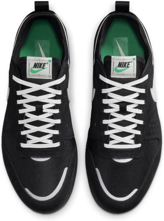 Nike Zwarte Sneakers met Groene Accenten Black Heren - Foto 4