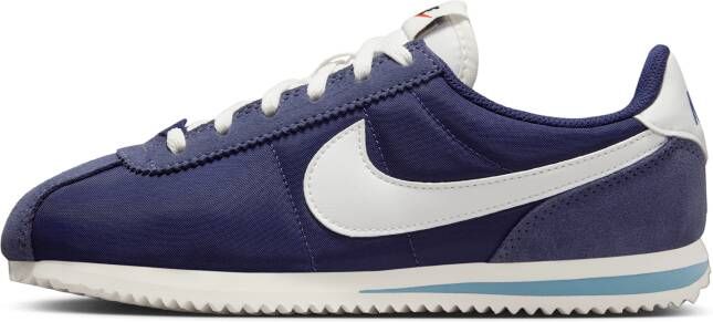 Nike Cortez Unisex Schoenen Blauw Maat: 35.5 Mesh Synthetisch Foot Locker