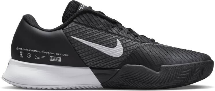 Nike Court Air Zoom Vapor Pro 2 Tennisschoenen voor heren (gravel) Zwart