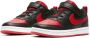 Nike court borough low 2 sneakers zwart rood kinderen - Thumbnail 8