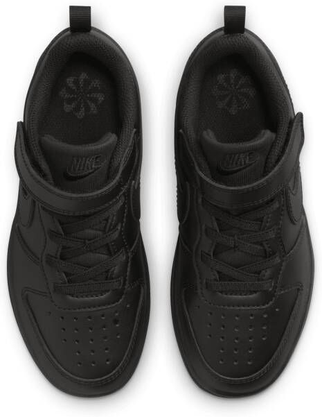 Nike Court Borough Low Recraft Zwart Sneakers Klittenband Jongens - Foto 4