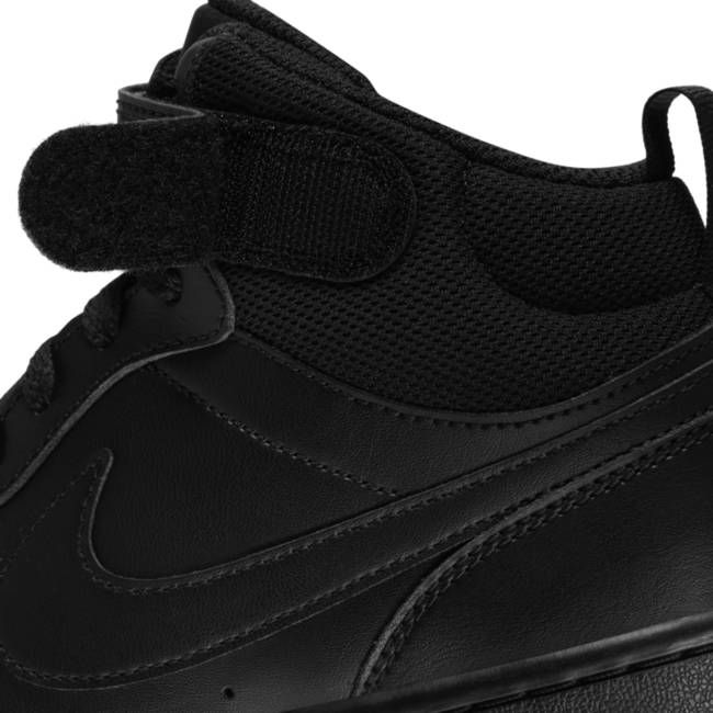 Nike Court Borough Mid 2 Kinderschoenen Zwart