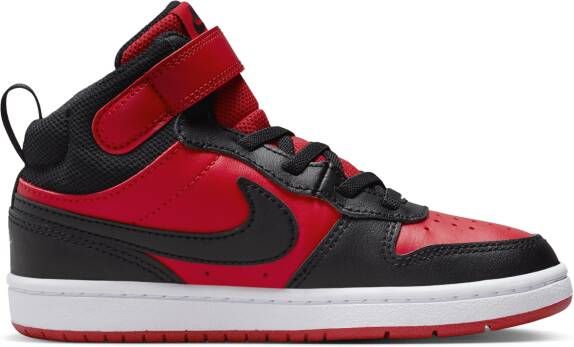 Nike Court Borough Mid 2 Kleuterschoenen Rood