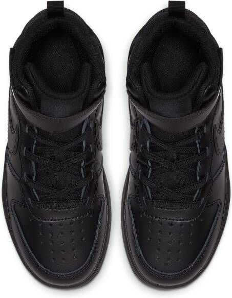 Nike Court Borough Mid 2 Kleuterschoenen Zwart