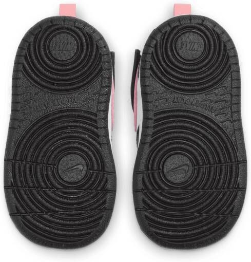Nike Court Borough Mid 2 schoenen voor baby's peuters Zwart