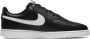 Nike Court Vision Low Sneakers Black White-Photon Dust - Thumbnail 63