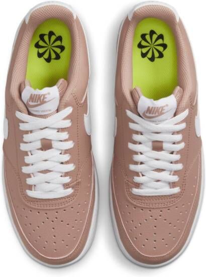 Nike Court Vision Low Next Nature Damesschoen Roze