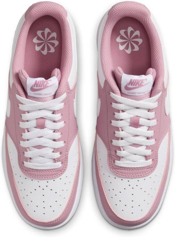 Nike Court Vision Low Next Nature Damesschoenen Roze
