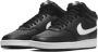 Nike Zwarte Lage Sneakers Court Vision Mid Wmns - Thumbnail 2