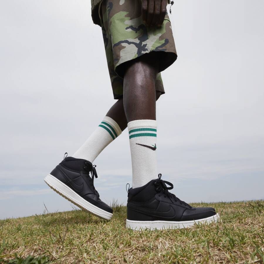 Nike Retro-geïnspireerde Sneaker met Metalen Details Black Heren - Foto 7