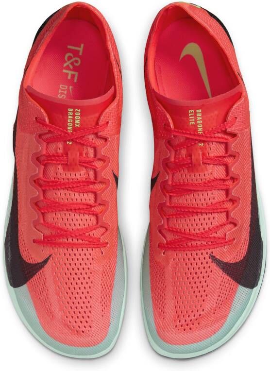 Nike Dragonfly 2 Elite track and field distance spikes Rood