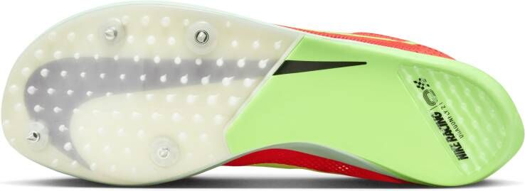 Nike Dragonfly 2 track and field distance spikes Rood
