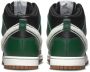 Nike Dunk High Retro University Chenille Swoosh Heren Sneakers Schoenen Leer Zwart-Groen DR8805 - Thumbnail 4