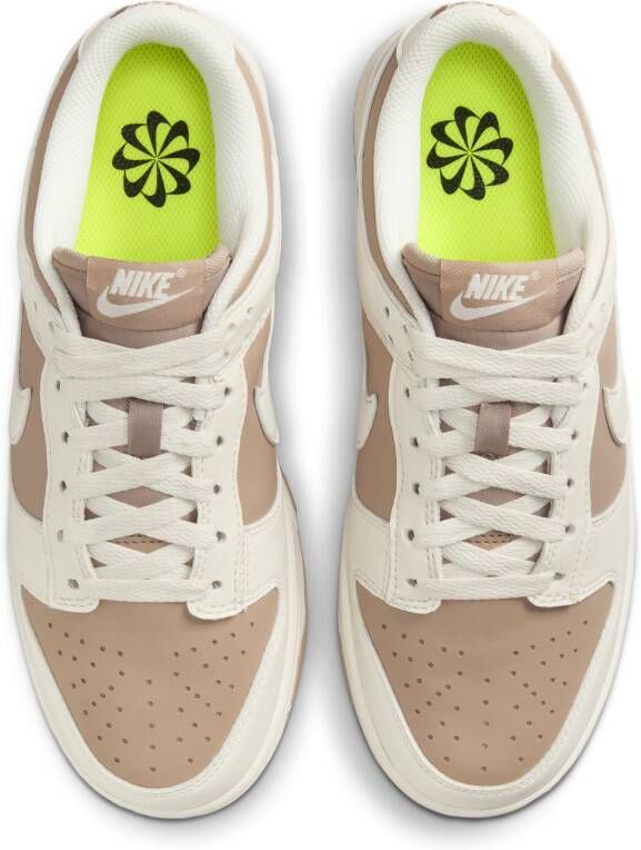 Nike Dunk Dames Schoenen Beige Maat: 37.5 Leer Foot Locker - Foto 5