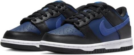 Nike dunk low Dunk Low (GS) Midnight Navy Game Royal Black Sneakers Unisex Blauw Zwart Wit - Foto 7