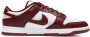Nike Vintage-geïnspireerde Dunk Low Bordeaux Sneakers voor vrouwen Rood Dames - Thumbnail 22