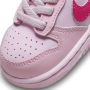 Nike Dunk Low Schoenen voor baby's peuters Roze - Thumbnail 4