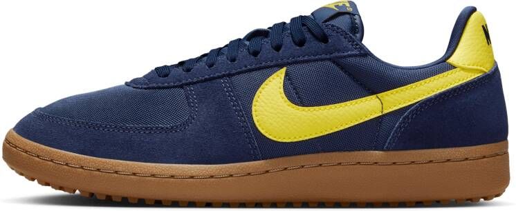 Nike Field General Sneakers Dames Blauw Mesh Synthetisch