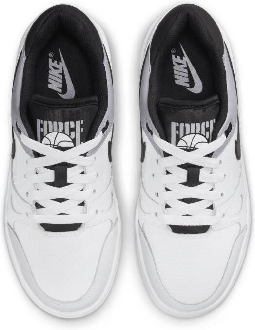 Nike Full Force Low Unisex Schoenen Wit Maat: 38.5 Leer Foot Locker - Foto 4