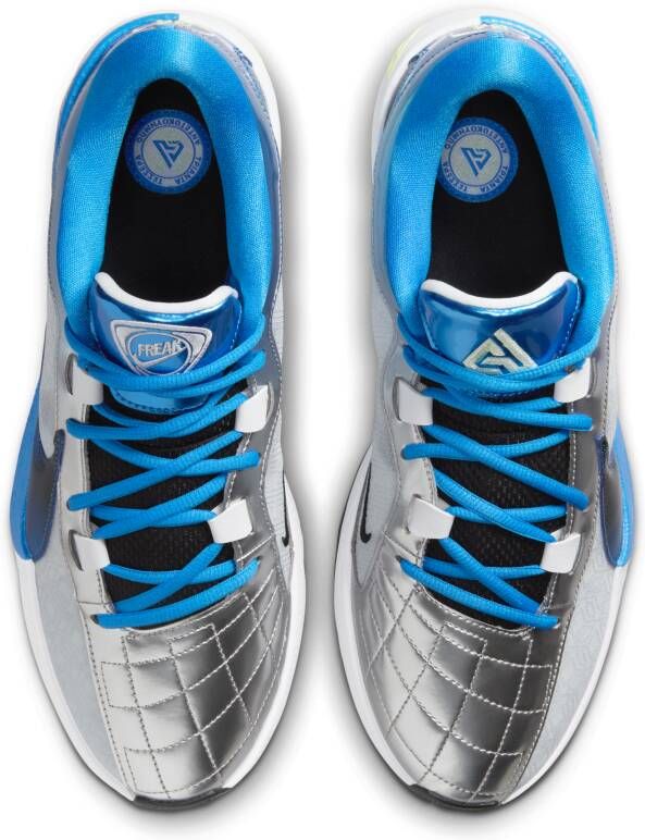 Nike Giannis Freak 5 basketbalschoenen Blauw