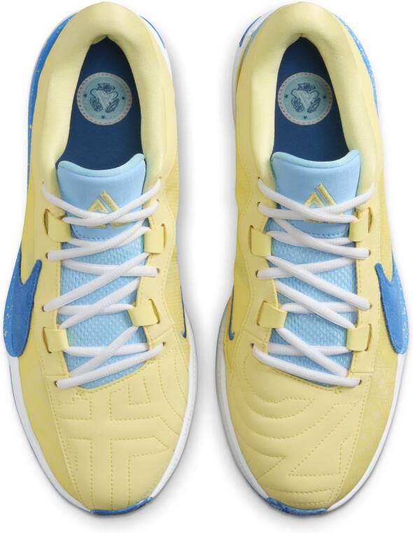Nike Giannis Freak 5 basketbalschoenen Geel