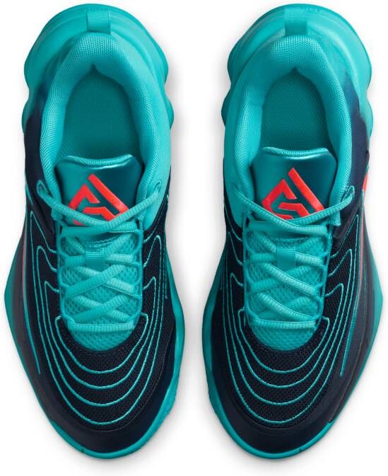 Nike Giannis Immortality 4 basketbalschoenen voor kids Groen