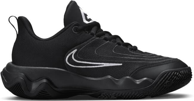 Nike Giannis Immortality 4 basketbalschoenen voor kids Zwart