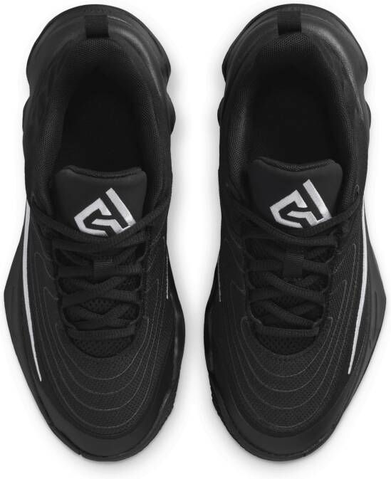 Nike Giannis Immortality 4 basketbalschoenen voor kids Zwart