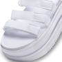 Nike Icon Classic Slippers voor dames Wit - Thumbnail 3