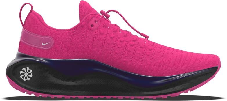 Nike InfinityRN 4 By You custom hardloopschoenen voor dames (straat) Roze