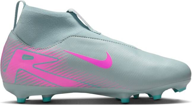 Nike Jr. Mercurial Superfly 10 Academy high-top voetbalschoenen voor kleuters kids (meerdere ondergronden) Grijs