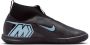 Nike Jr. Mercurial Superfly 10 Academy high top zaalvoetbalschoenen voor kleuters kids Zwart - Thumbnail 3