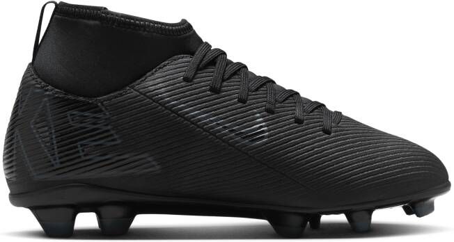 Nike Jr. Mercurial Superfly 10 Club high-top voetbalschoenen voor kleuters kids (meerdere ondergronden) Zwart - Foto 3