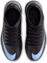 Nike Jr. Mercurial Superfly 10 Club high-top voetbalschoenen voor kleuters kids (turf) Zwart - Thumbnail 4