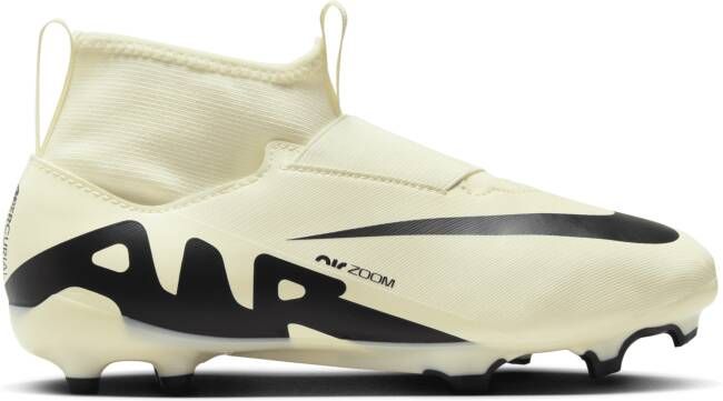 Nike Jr. Mercurial Superfly 9 Academy high top voetbalschoenen voor kleuters kids (meerdere ondergronden) Geel