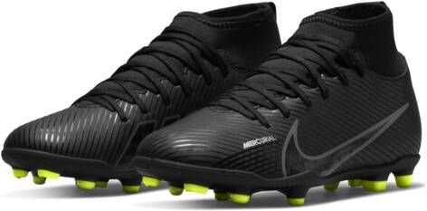 Nike Jr. Mercurial Superfly 9 Club FG MG Voetbalschoen voor kleuters kids(meerdere ondergronden) Zwart